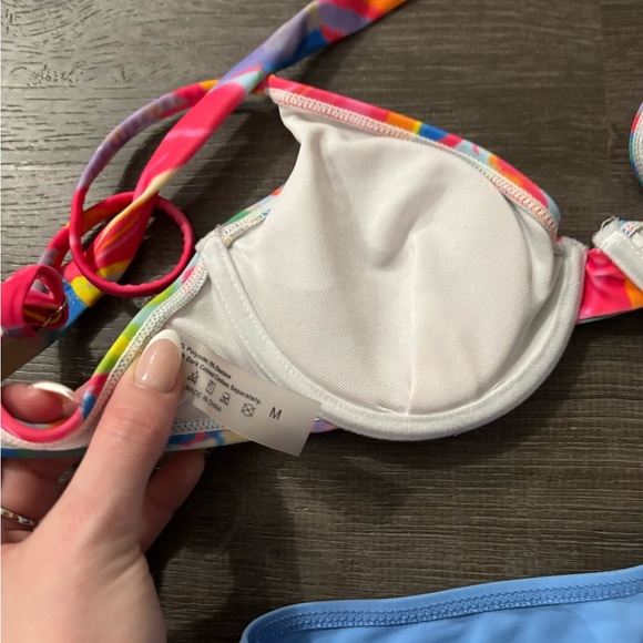 SHEIN Multicolor and Blue Bikini Set - Picture 2 of 4